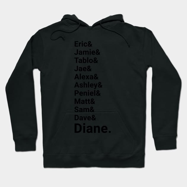 DIVE Studios Hosts - Black Hoodie by metanoiias